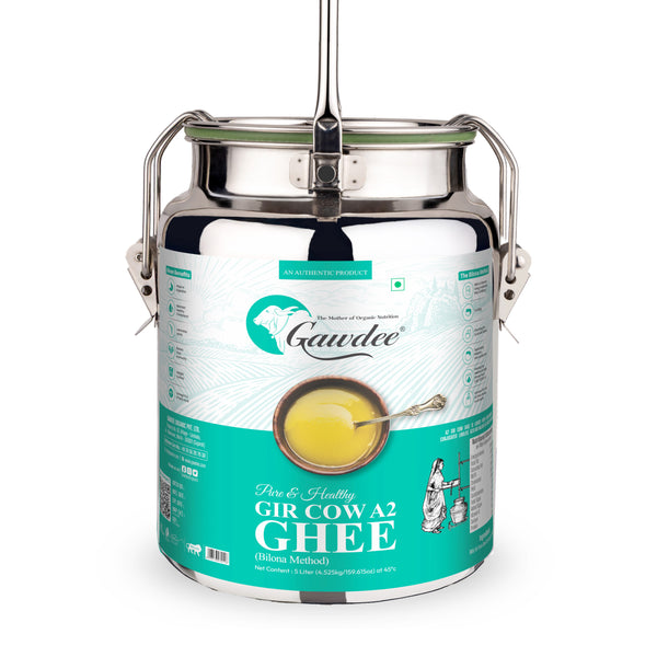 A2 Gir Cow Ghee 5 LTR – Gawdee